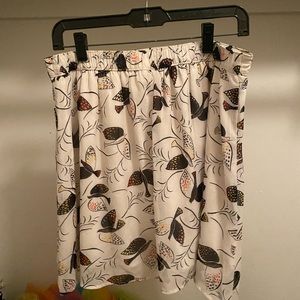 Old Navy Birds and Floral Skirt